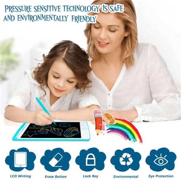 Electronic Tablet, LCD Drawing Doodle Pad, Educational Learning Toys for Toddler - Picture 9 of 14